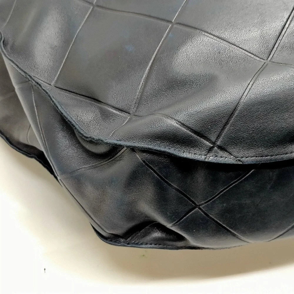 Chanel Black Lamb Skin Tote